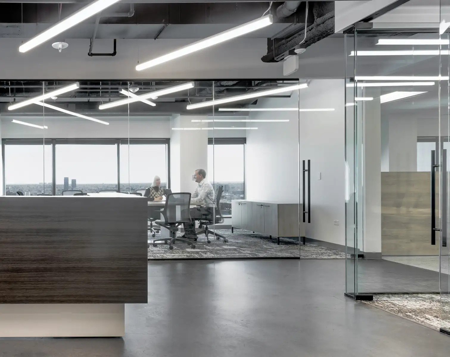 office space and conference room