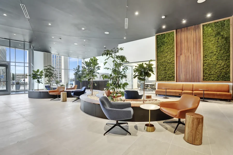 commercial lobby
